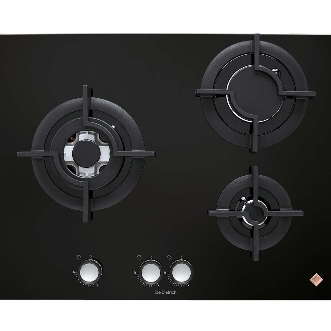 Газовая стеклянная варочная панель 65 см De Dietrich DPG7549B