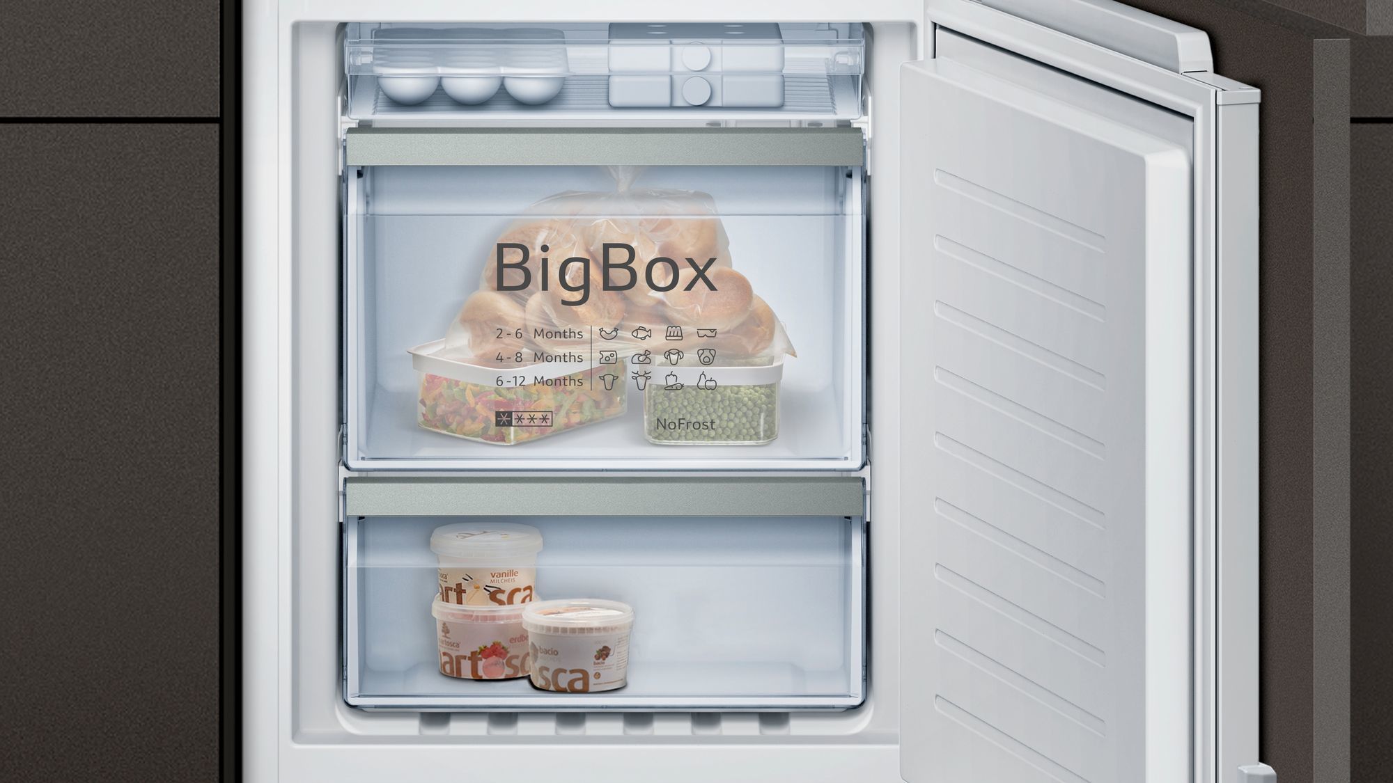 Встраив. морозил.-холодильн. комбинация KI8865D20R Neff