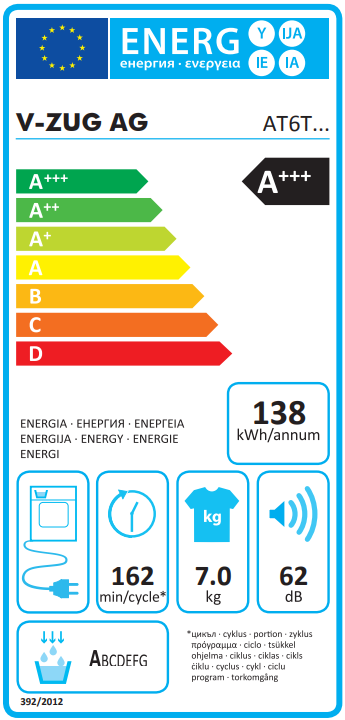 Сушильная машина с тепловым насосом AdoraDry V6000