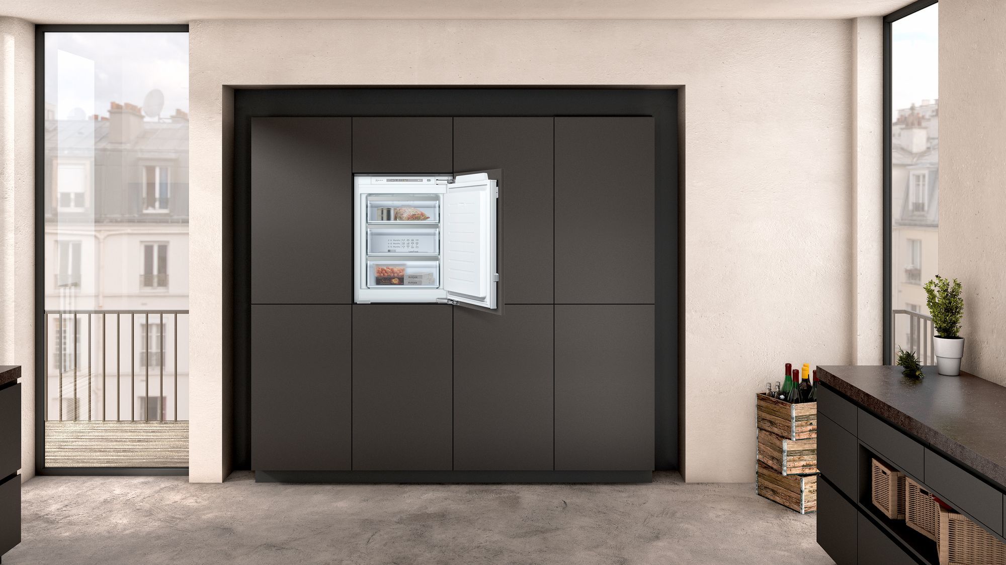 Встраиваемый морозильник GI5113F20R  Neff