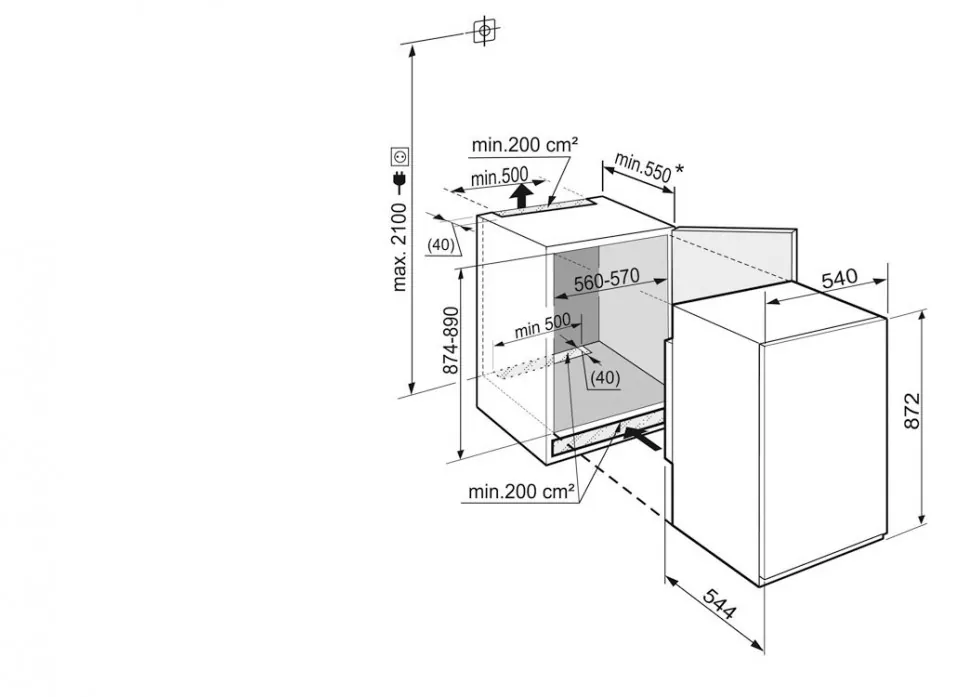 Встраиваемая морозильная камера Liebherr IFSd 3904-22 001