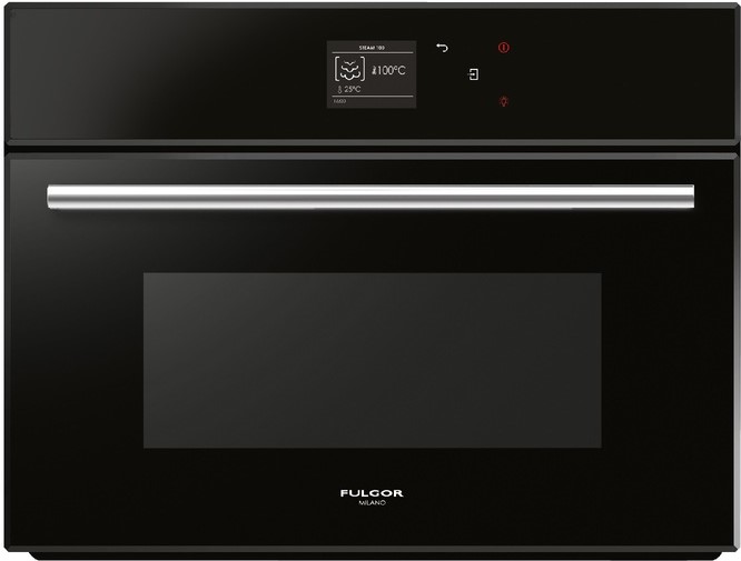 Компактный комбинированный паровой шкаф Fulgor Milano FCSO 4511 TM BK