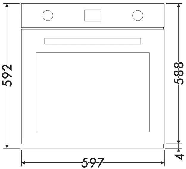 SMEG SOP6102TB3 Многофункциональный духовой шкаф с пиролизом, 60 см, 10 функций, стекло Deep Black (